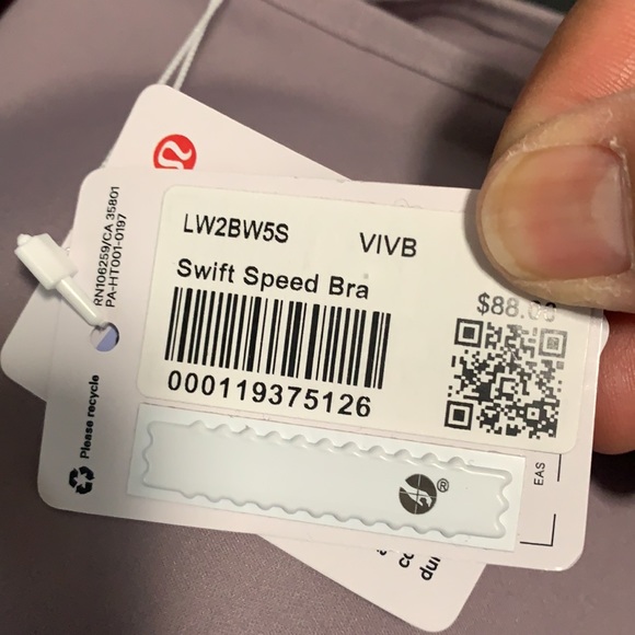 Lululemon Swift Speed bra Violet 36E 38D 38DD - Picture 8 of 9